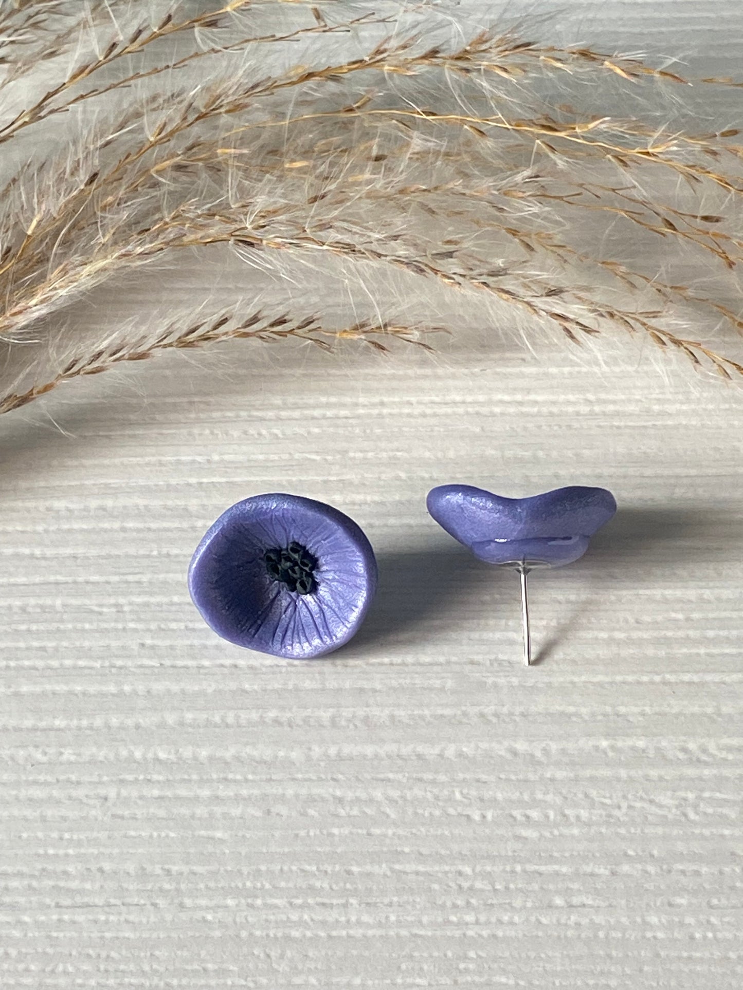 Orecchini Poppies - Papavero Violet