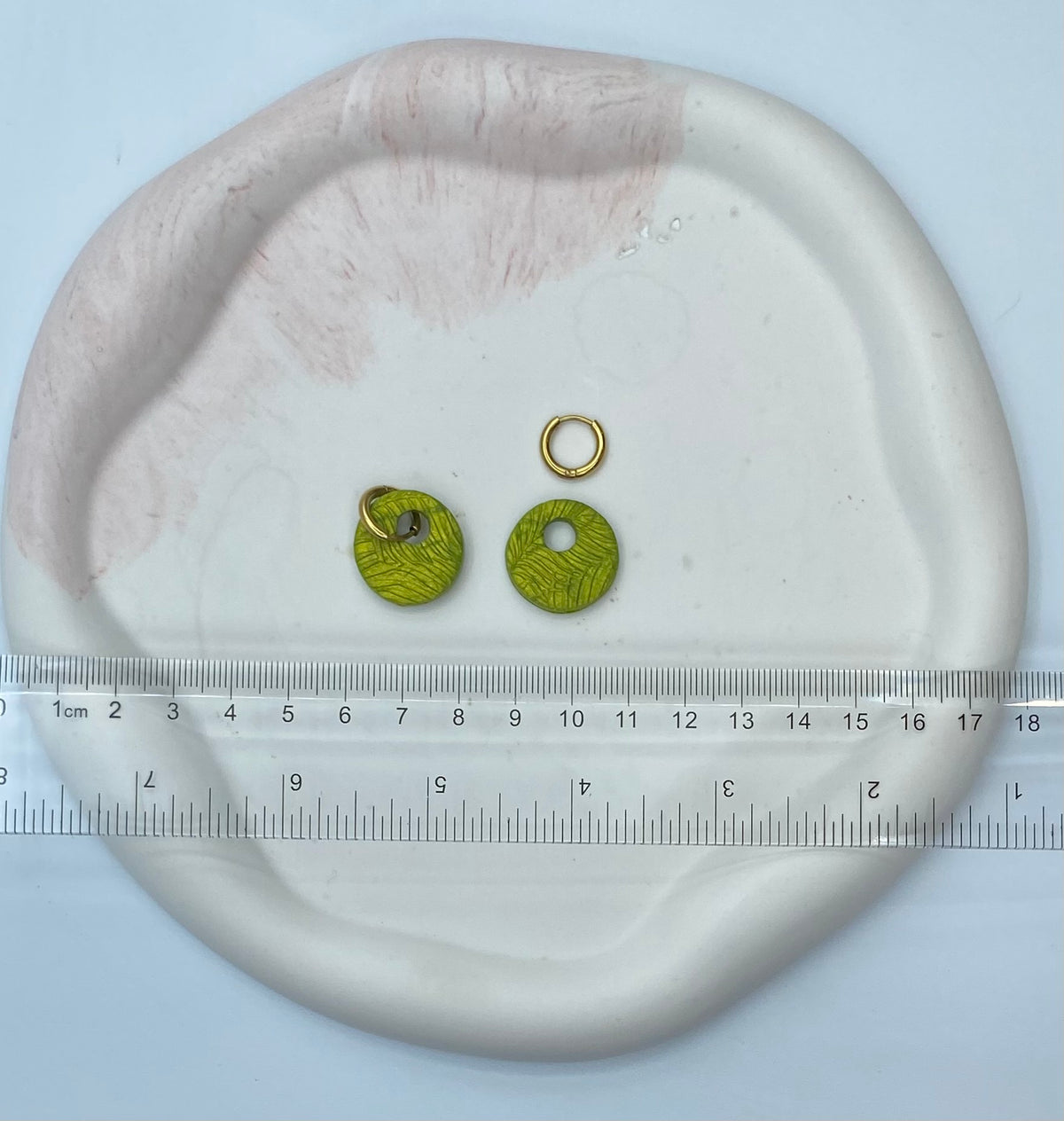 Orecchini Chameleon verde lime
