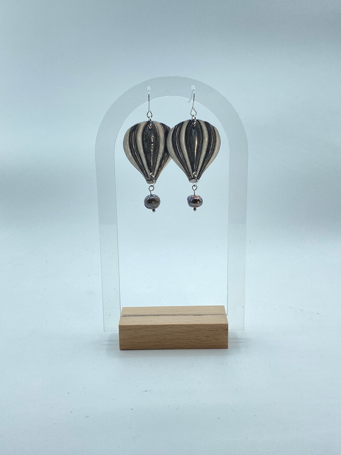 Orecchini Mongolfiera Antracite