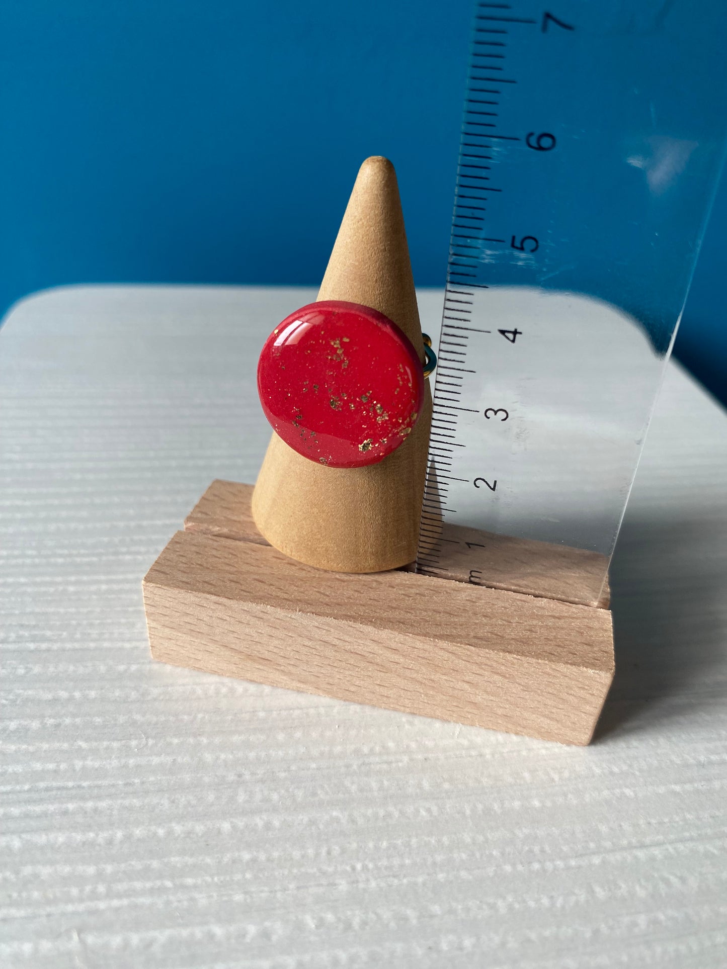 Anello ROUND PASSION RED