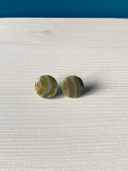 Orecchini LOBO WARM GREEN