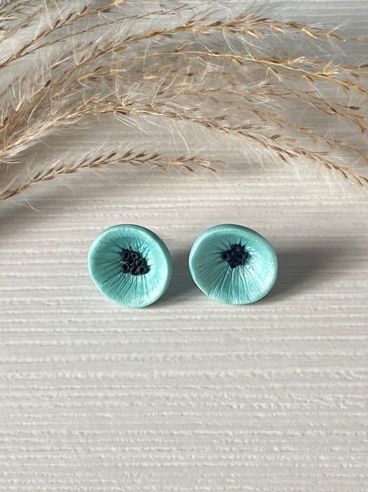 Orecchini Poppies - Papavero Turchese
