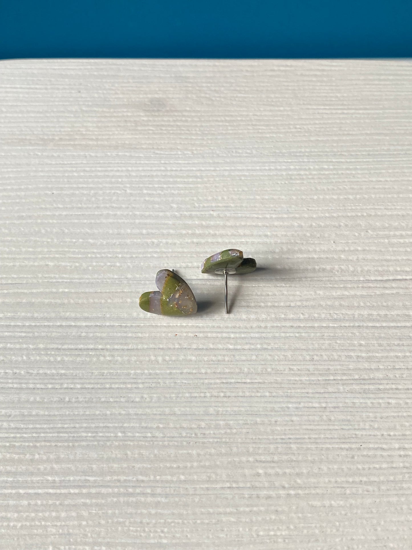 Orecchini LOBO CUORICINI SHINY GREEN