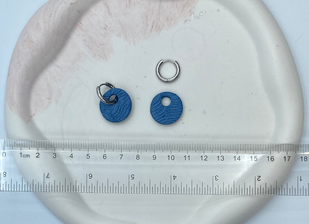 Orecchini Chameleon navy pearl
