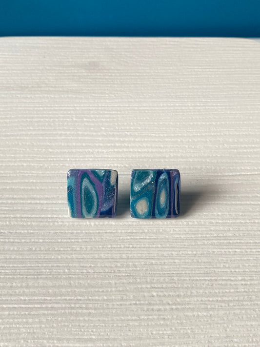 Orecchini LOBO SQUARE VIOLET