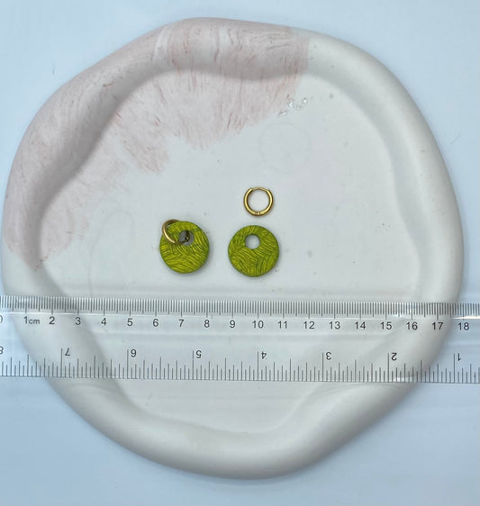 Orecchini Chameleon verde lime