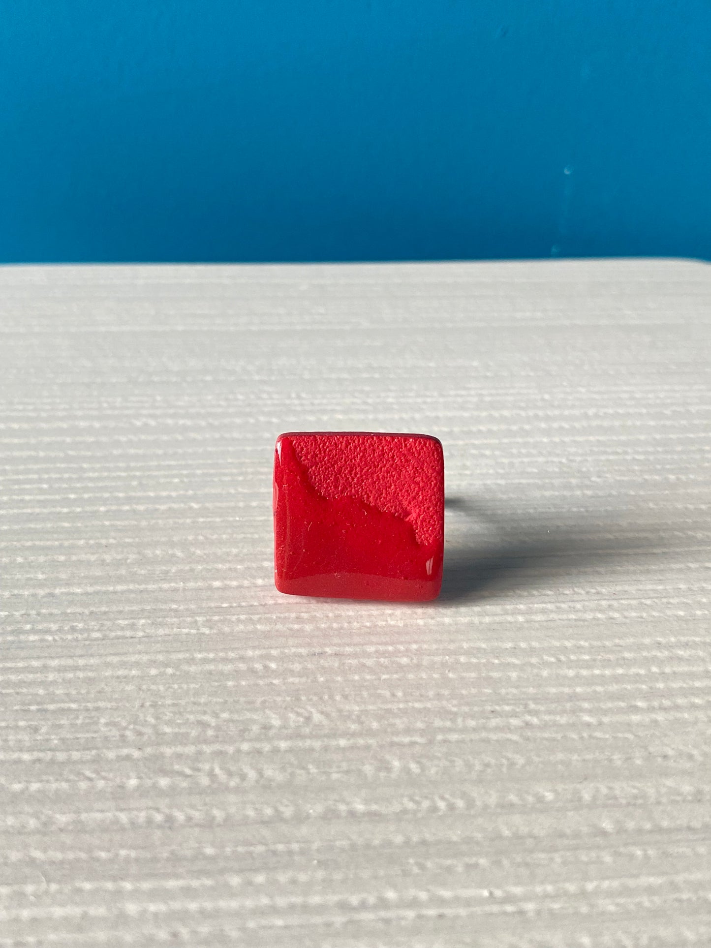 Anello SQUARE PASSION RED